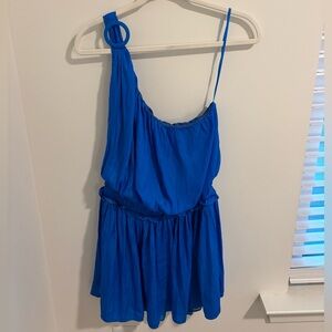 DO+BE Blue One Shoulder Dress